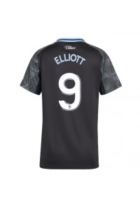 Aston Villa Harvey Elliott #9 Jalkapallovaatteet Naisten Vieraspaita 2025-26 Lyhythihainen